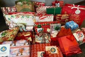 Wrapped gifts