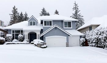 Snow Covered Home